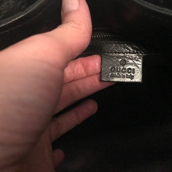 Gucci GG Monogram Canvas w/Leather Trim Tote - Picture 4 of 7